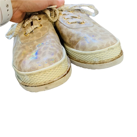 Stuart Weitzman animal print metallic sneaker 9.5 - Picture 7 of 10
